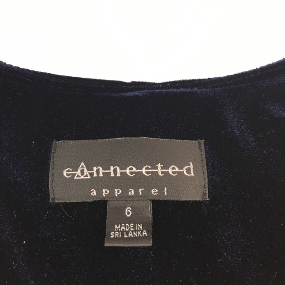 Connected Apparel |  Velvet Dress - Picture 4 of 5